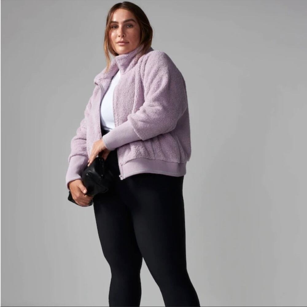 Athleta Tugga Sherpa Jacket - 3X - Shasta Purple - Picture 14 of 14